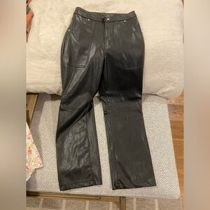 Pleather pants
